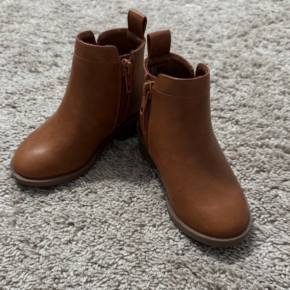 Carter's Tan Kids Ankle Boots